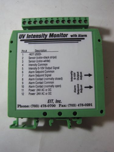 EIT DIN Rail 24V UV Intensity Monitor w/ Alarm DRM-002 NNB