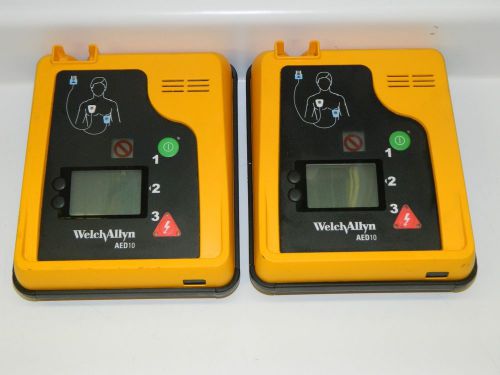 Welch Allyn AED 10 Trainer  (CAN&#039;T TEST SELLING AS REPAIRS UNITS)