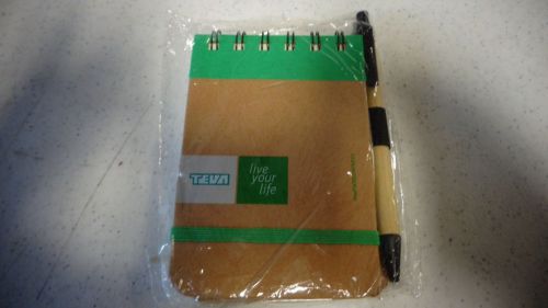 Teva Live Your Life Notepad With Ball Point Ball Pen
