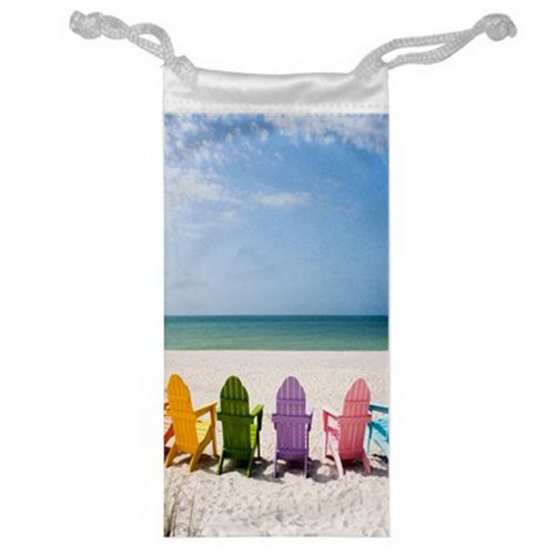 Beach chairs Jewelry Bag or Glasses Cellphone Money for Gifts size 3&#034; x 6&#034; NEW