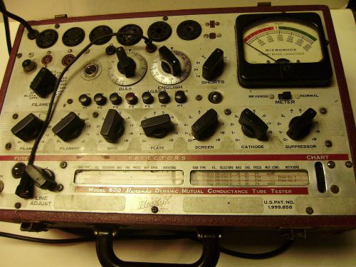 Hickok 600 Dynamic Conductance Vacuum Tube Tester