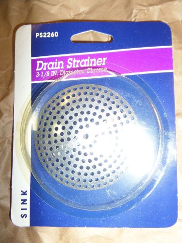 NEW Plumb Shop 3-1/8&#034; Universal Drain Strainers Stainless Steel Chrome - PS2260