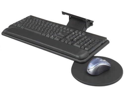 Safco Adjustable Keyboard Platform with Mouse Tray
