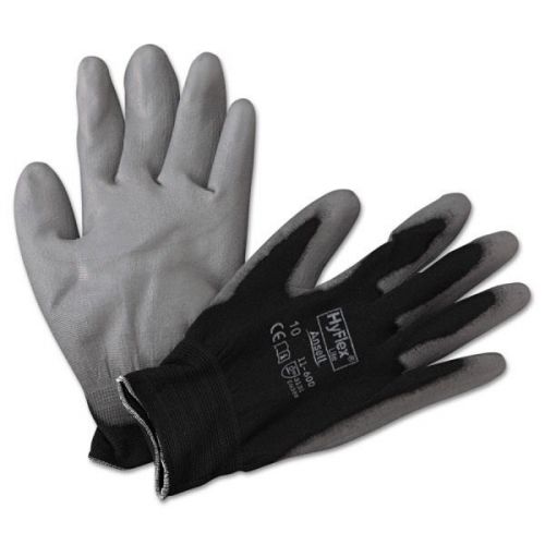 Ansell 11-600 hyflex lite palm coated work gloves- size 10  (pack of 2) for sale