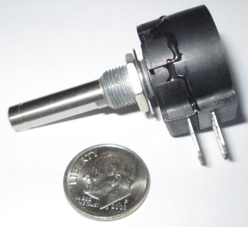 Audio pot - dual 100k  bi technologies panel mount  metal shaft  nos 100 avail. for sale