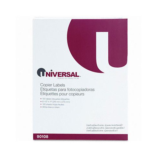 Universal® Shipping Labels for Copiers, 100/Box