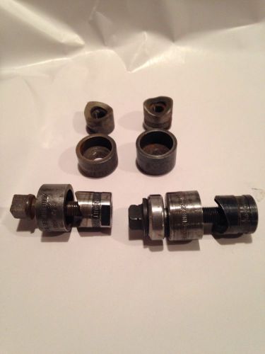 Greenlee Punch Parts 7/8&#034; DIA for 1/2&#034; Conduit  500-4006, 501-472 Group Lot Tool