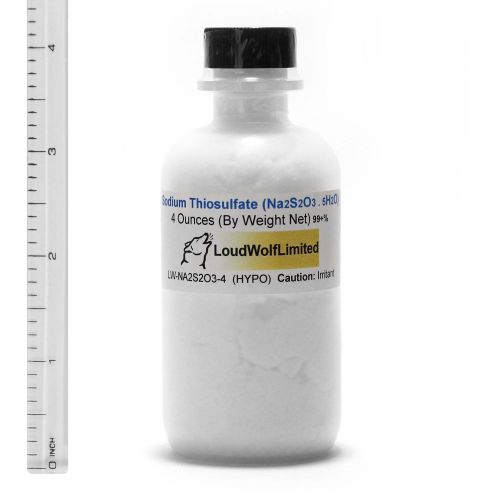 Sodium Thiosulfate  Ultra-Pure (99%)  Fine Powder  4 Oz  SHIPS FAST from USA