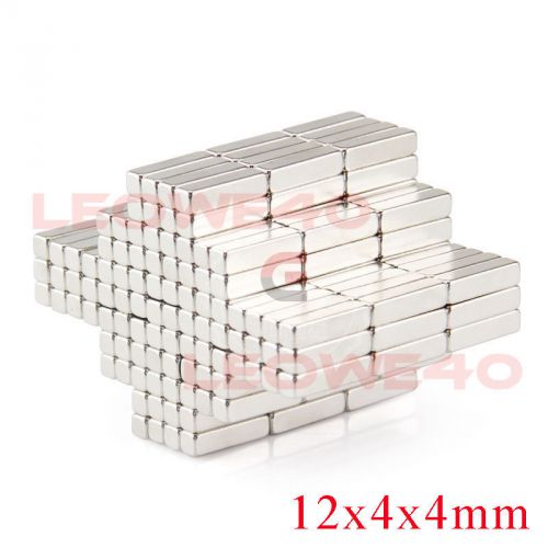 10/25/50x n50 12x4x4mm rectangular magnet rare earth neodymium n715 from london for sale