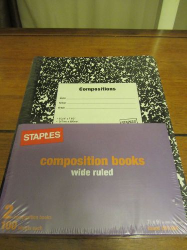 Staples Composition Notebook 2 Pack