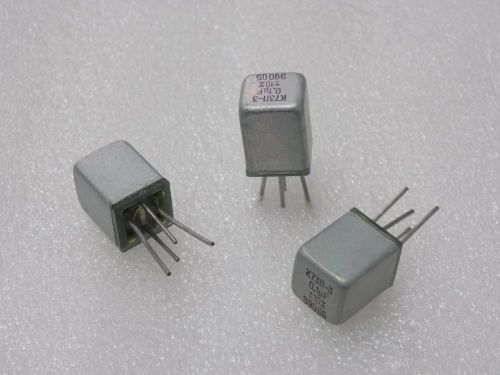 30x K73P-3 0.1uF 160V PETP Capacitors Made in USSR NOS