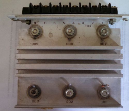 Heat Sink with 6ea Motorola M2131 diodes