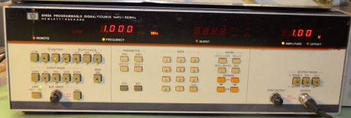 HP 8165A 50MHz Function Generator