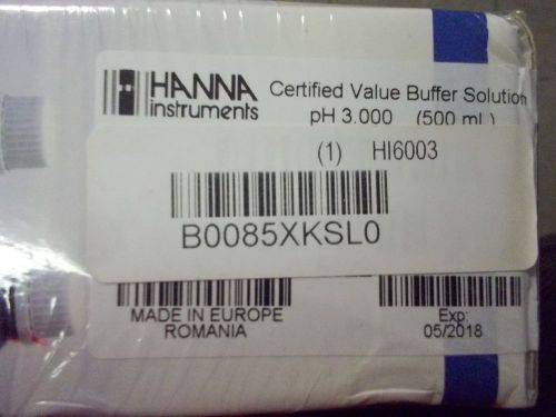Hanna Instruments Certified Value Buffer Solution pH3.000 HI6003