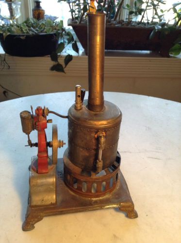 Circa 1900  antique weeden bottle steam engine toy hit miss for sale