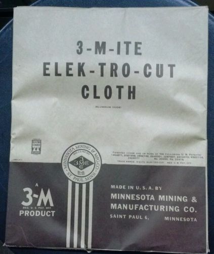 3-M-Ite Elek -Tro-Cut Cloth Grit 240 24 Sheets 3M Product