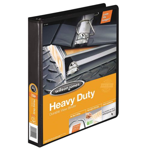 Heavy duty binder, view, d-ring, 1in, black w385-14bpp1 for sale