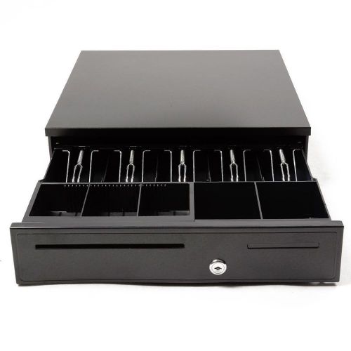 New cash drawer box works compatible epson/star pos printers w/5bill &amp;5coin! for sale