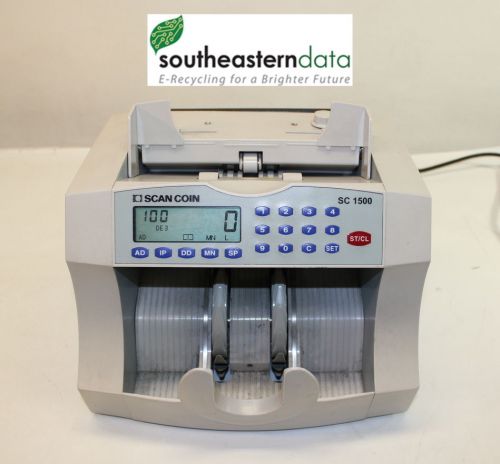 Scan Coin SC 1500 Currency Bank Note Cash Counter