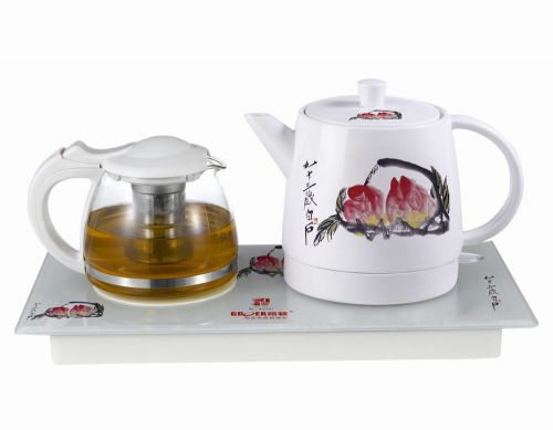 12031 teapot, ceramic, complete buffet, table, service w/110v steeping/warm stat for sale