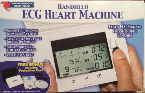 Handheld ECG Heart Machine North American Healthcare &#034;NEW&#034;