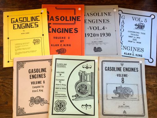 Gasoline Engines Alan C. King advertising compendium 1885-1948 Vol 1 3 4 5 6 7 8