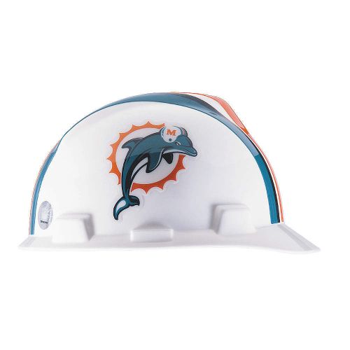 Nfl hard hat, miami dolphins, green/white 818399 for sale