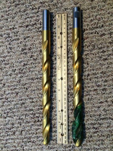 Percision twist drill aircraft extention drill 53/64 12&#034; tapered high speed for sale