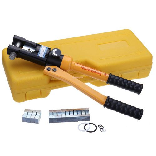 12 Ton Hydraulic Wire Crimper Crimping Tool Battery Cable Lug Terminal