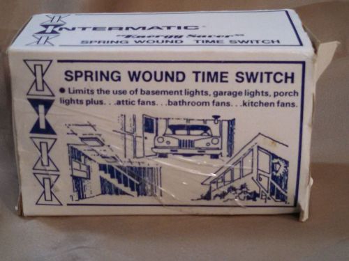 INTERMATIC &#034;ENERGY SAVER&#034; SPRING WOUND 15MIN TIME SWITCH F15M