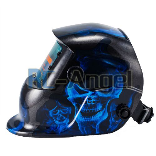 Ghost solar auto darkening welding helmet arc tig mig mask grinding ghost +2 len for sale
