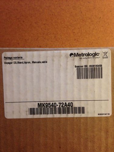 Lot of 3 Metrologic Barcode Scanner, Voyager Kit MK9540-72A40