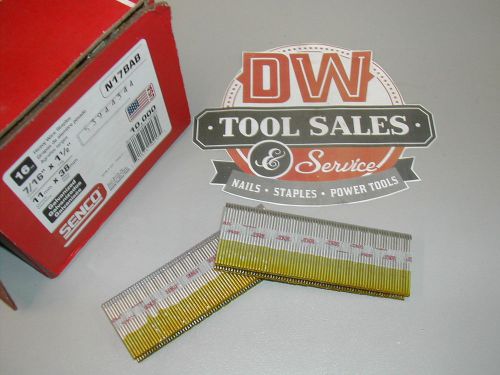 Senco n17bab staples 16 gauge 1 1/2&#034; length 7/16&#034; crown (10,000) for bostitch s5 for sale