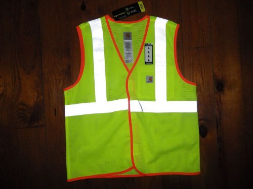 Carhartt Class 2 High-Visibility Mesh Vest NEW!  Size Large