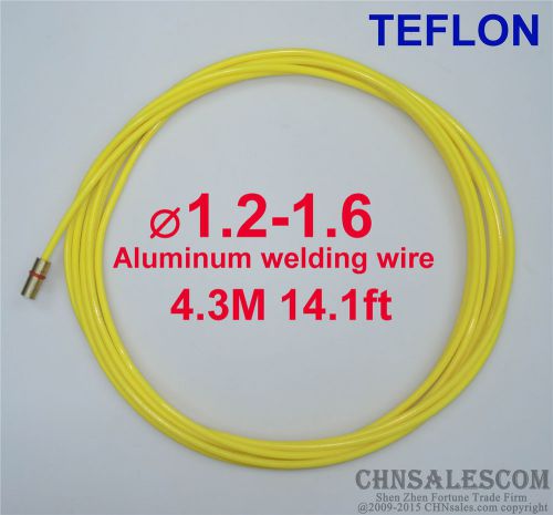 Panasonic mig welding teflon liner 1.2-1.6 welding wire connectors 4.3m 14.1ft for sale