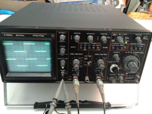 Protek P-2560 60 MHz Dual Channel Oscilloscope