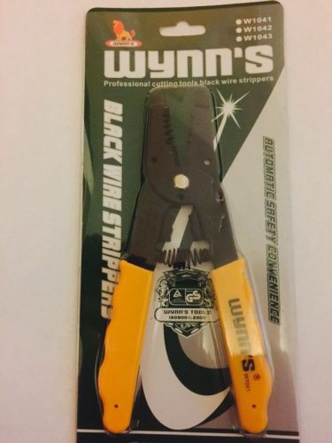 Electrician Tool 10 to 18 AWG Wire Stripper Cutter Yellow Black
