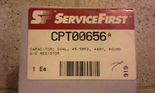 Trane Capacitor 45/5 uf MFD 440V CPT656 CPT00656 NEW OLD STOCK FREE SHIP US