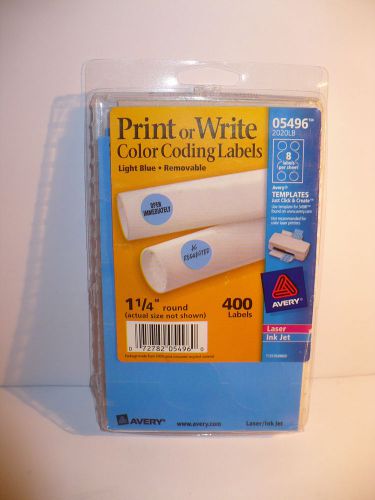 Avery Print or Write Color Coding Labels 05496 400 1.25 inch