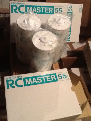 RISOGRAPH RC MASTER 55  (lot of 3)