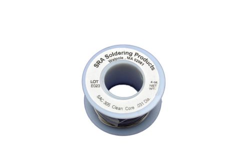 Lead Free No-Clean Flux Core Silver Solder, SAC305 .031-Inch , 4 Ounce Spool