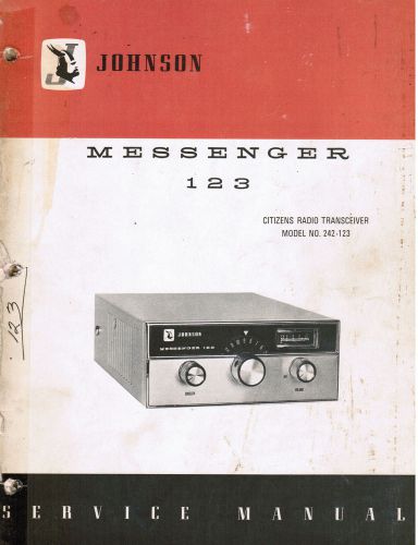 Johnson Service Manual MESSENGER 123