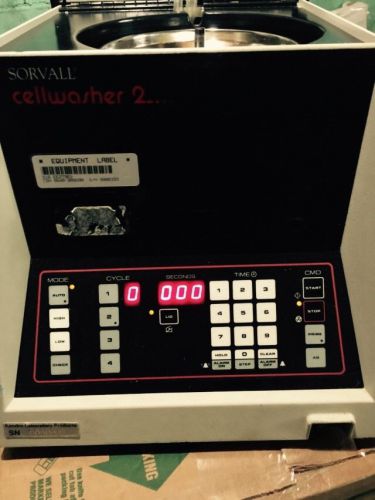 KENDRO LABRATORY SORVALL CELLWASHER 2 (CW2) BLOOD CELL WASHER CENTRIFUGE