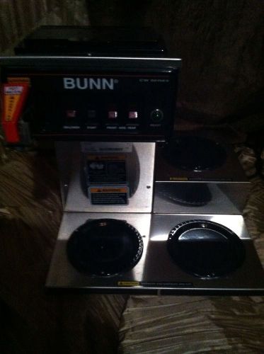 Bunn cw series coffee machine
