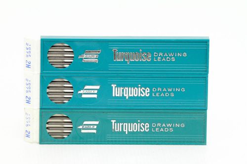 Turquoise eagle drawing pencil leads 2375 2h three boxes for sale