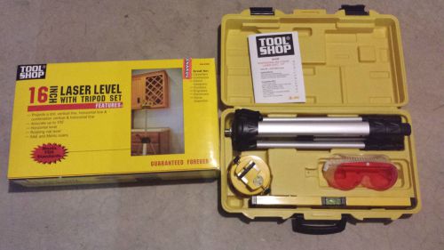 Tool Shop16&#034;  Rotary Laser Level Kit with Tripod