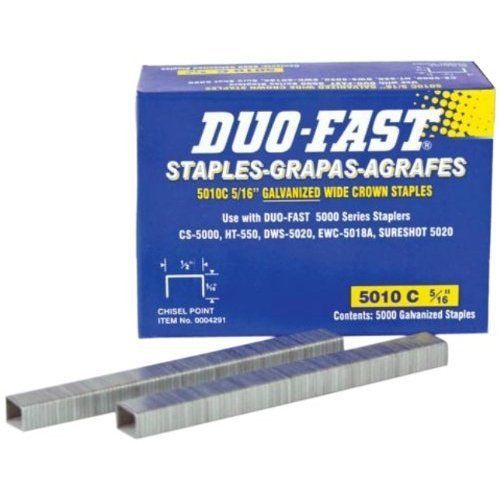 Duo-fast 5010c - 5/16-inch x 20 gauge chisel staples, free shipping, new for sale