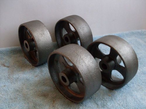 Ant cast iron wheels maytag briggs hit&amp;miss engine cart steam punk car wheel vin for sale