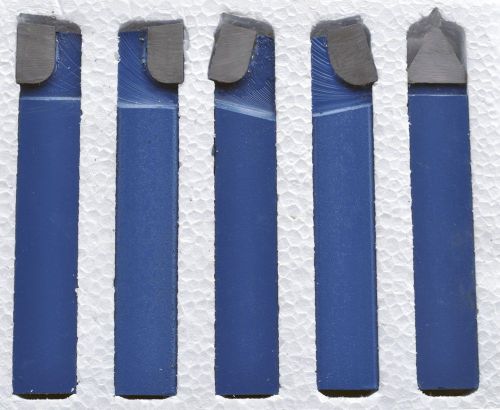 5 pc imperial size carbide tipped tool set 3/4&#034; shank for sale