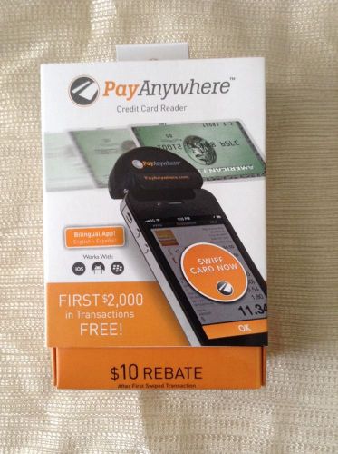 Mobile Credit Card Reader - PayAnywhere  - Retail Packaging - Black